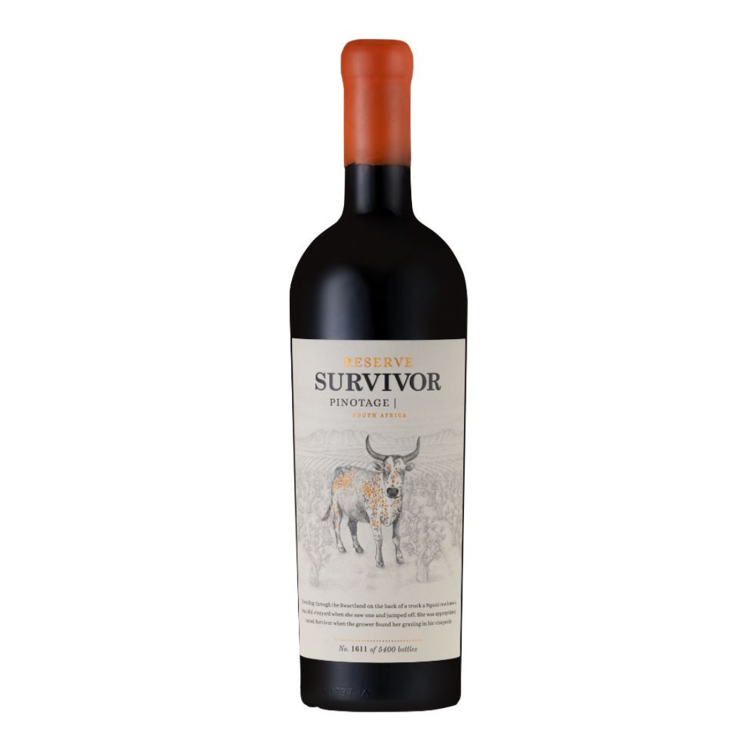 Survivor - Pinotage Reserve 2022 - Message in a bottle