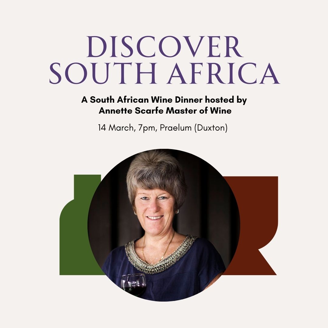 Event: 14 March "Explore South Africa", hosted by Annette Scarfe MW - Message In A Bottle